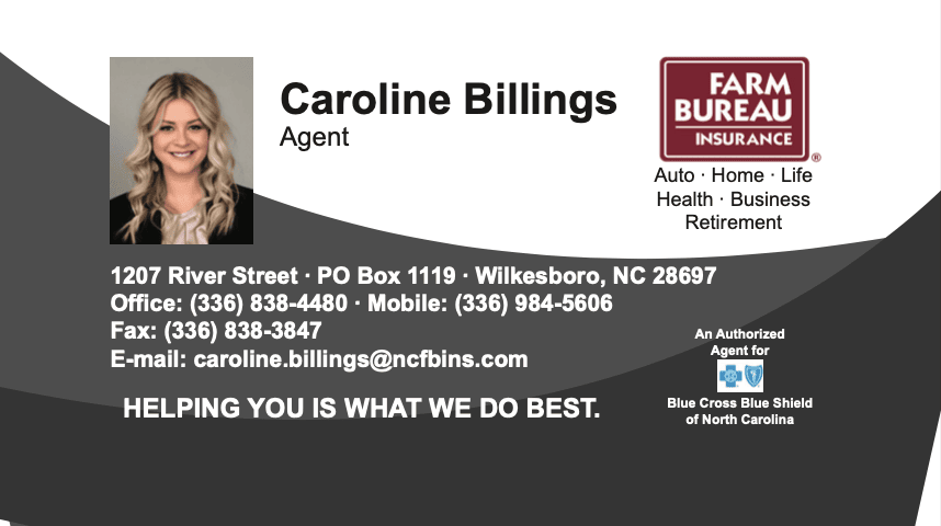 Caroline business Card